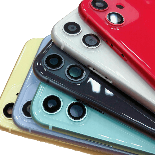 For iPhone 11 Metal Frame Back Chassis Housing Rear Glass Cover Replacement