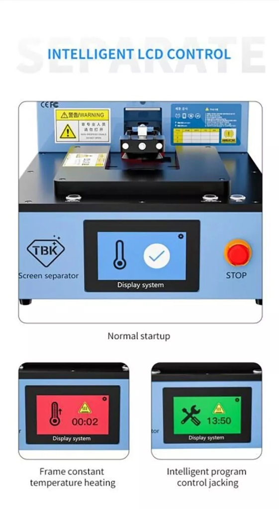 TBK288 Heating Separator Machine for iPhone Screen — Fully Automatic, Heat-Assisted Screen Separation