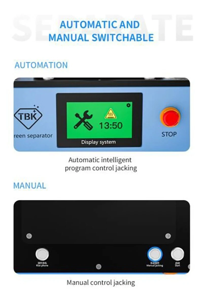 TBK288 Heating Separator Machine for iPhone Screen — Fully Automatic, Heat-Assisted Screen Separation