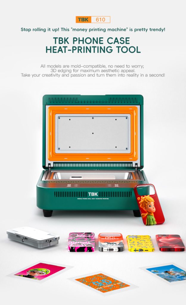 TBK610 Heat-Transfer Machine For DIY 3D Phone Case Printing