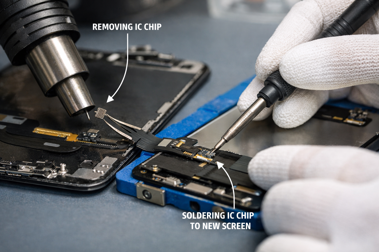 How to Fix “Unknown Part” Warning After Screen Replacement by IC Chip Transfer