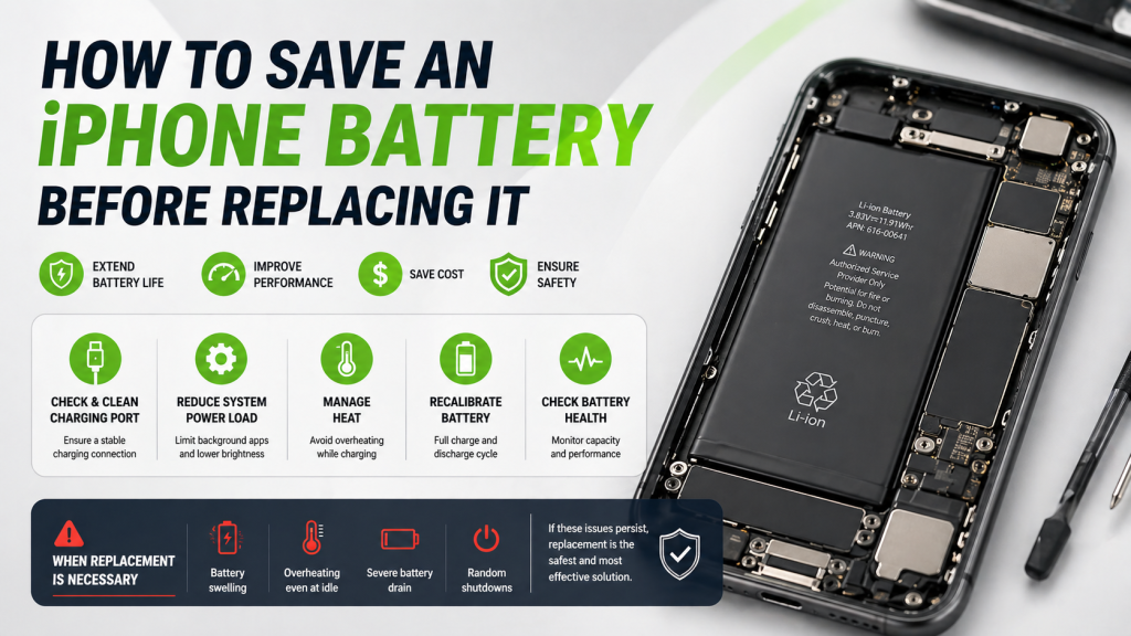 How to Save an iPhone Battery Before Replacing It