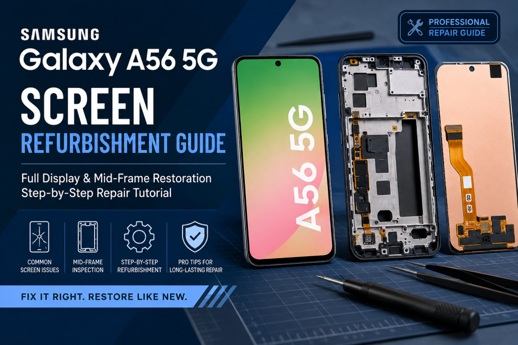 Samsung Galaxy A56 5G Screen Refurbishment Guide