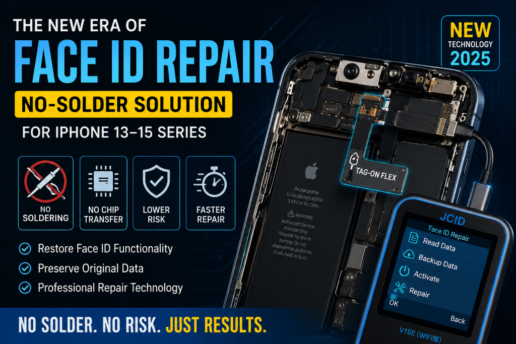 The Rise of No-Solder Face ID Repair for iPhone 13–15 A Major Shift in the Mobile Repair Industry