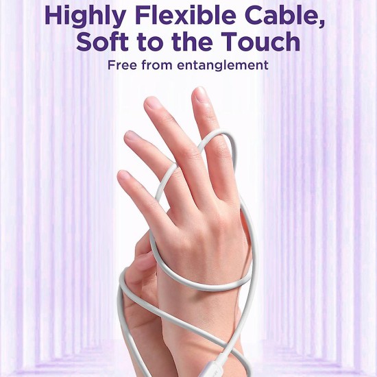 S-CL020A14 Multi-Color Series 20W Type-C to Lightning Fast Charging Data Cable 1.2m-White