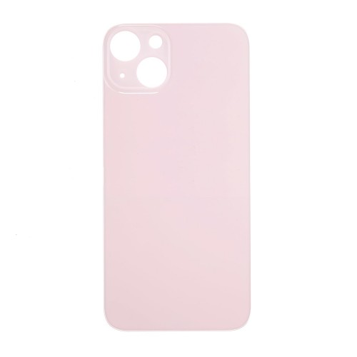 Big Hole Replacement Battery Back Cover Glass For iPhone 13 Mini Pink