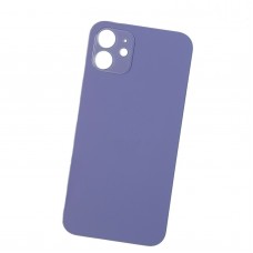 Big Hole Replacement Battery Back Cover Glass For iPhone 12 Purple