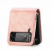 For Samsung Galaxy Z Flip 3 5G Shockproof Leather Case Pink