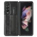 For Samsung Galaxy Z Fold 3 5G Leather Case Black