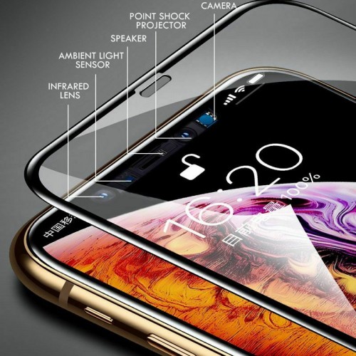 For iPhone 13 Pro Max 9D Full Curved Tempered Glass 