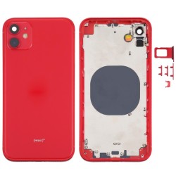 Replacement Back Glass Housing Frame Cover for iPhone 12 Red