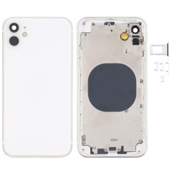 Replacement Back Glass Housing Frame Cover for iPhone 12 White
