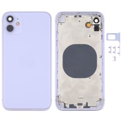 Replacement Back Glass Housing Frame Cover for iPhone 12 Purple
