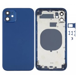 Replacement Back Glass Housing Frame Cover for iPhone 12 Blue