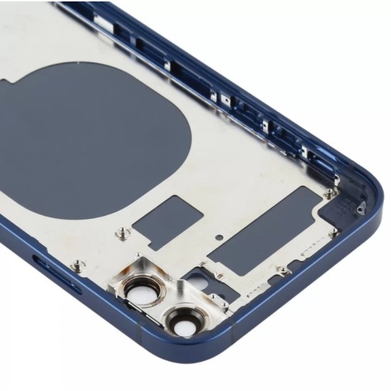 Replacement Back Glass Housing Frame Cover for iPhone 12 Blue