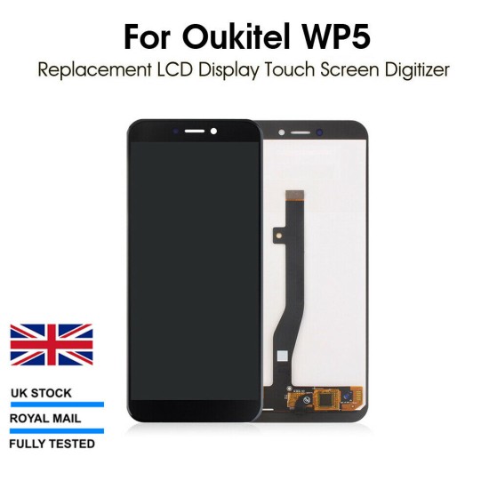 Replacement LCD Touch Screen For Oukitel WP5 Black Replacement LCD Touch Screen For Oukitel WP5 Black