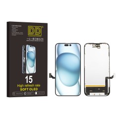 A.Replacement DD Premium Soft OLED Touch Screen for iPhone 15