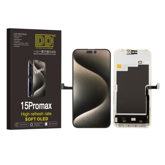 A.Replacement DD Premium 120HZ Soft OLED Touch Screen for iPhone 15 Pro Max A.Replacement DD Premium 120HZ Soft OLED Touch Screen for iPhone 15 Pro Max