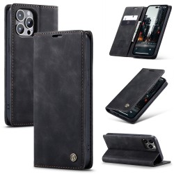 Caseme-013 Magnetic Card Case For iPhone 14 Pro Black