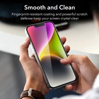 9D Full Cover Curved Tempered Glass Screen Protector Anti-Scratch Black Edge  for iPhone 14 Plus