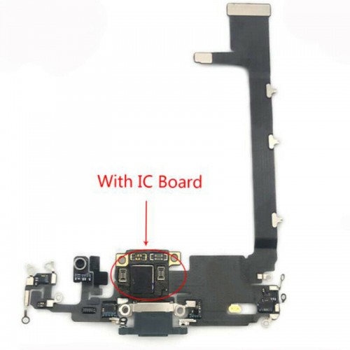 iPhone 11 Pro Max - Replacement Charging Port Flex Cable - Black