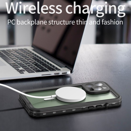 Redpepper Professional Waterproof Dot Series Case For iPhone 14 Pro Max Black