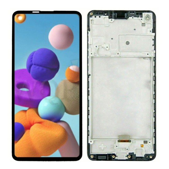 Replacement Prime Original LCD With Frame for Samsung A21S A217F Black Replacement Prime Original LCD With Frame for Samsung A21S A217F Black