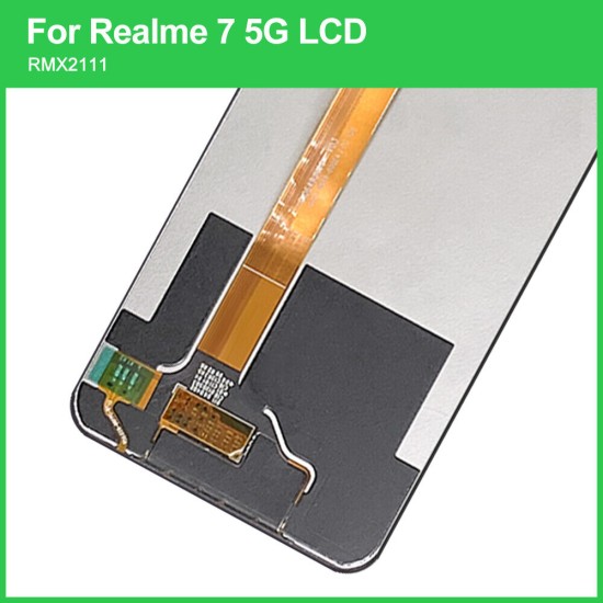 Replacement LCD Touch Screen for Realme 7 5G RMX2111 Black