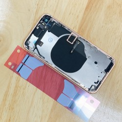 Replacement Rear Housing With Parts+Battery Glue For iPhone 8 Gold