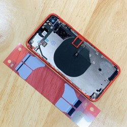 Replacement Rear Housing With Parts+Battery Glue For iPhone 8 Red