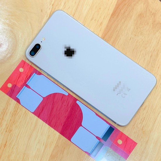 Replacement Rear Housing With Parts+Battery Glue For iPhone 8 Plus White
