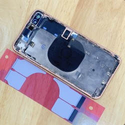 Replacement Rear Housing With Parts+Battery Glue For iPhone 8 Plus Gold