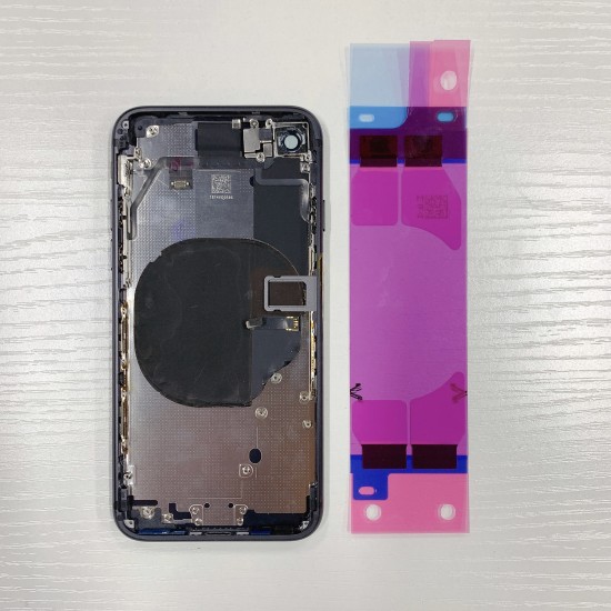 Replacement Rear Housing With Parts+Battery Glue For iPhone SE 2020 Black