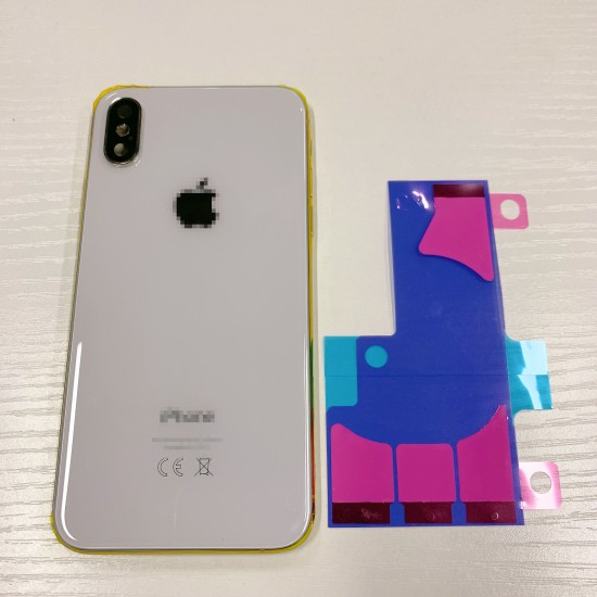 Replacement Rear Housing With Parts+Battery Glue For iPhone XS Max White