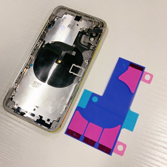 Replacement Rear Housing With Parts+Battery Glue For iPhone XS Max White