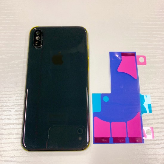 Replacement Rear Housing With Parts+Battery Glue For iPhone X Black