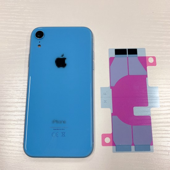 Replacement Rear Housing With Parts+Battery Glue For iPhone XR Blue