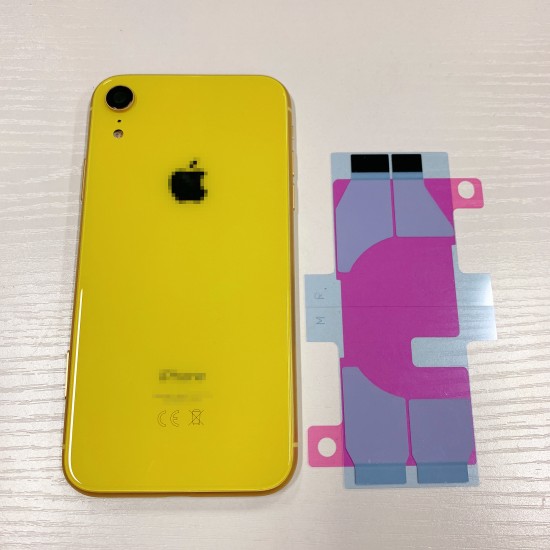 Replacement Rear Housing With Parts+Battery Glue For iPhone XR Yellow