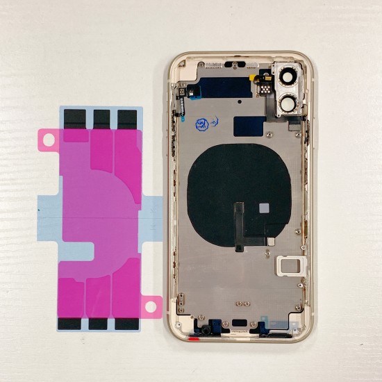 Replacement Rear Housing With Parts+Battery Glue For iPhone 11 White