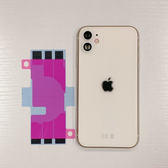 Replacement Rear Housing With Parts+Battery Glue For iPhone 11 White