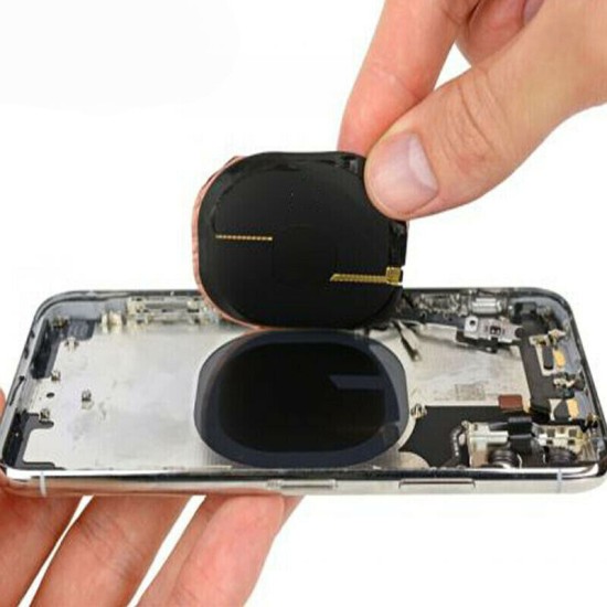 Replacement Power Volume Mute + Wireless Charger Flex for iPhone 12 Pro Max