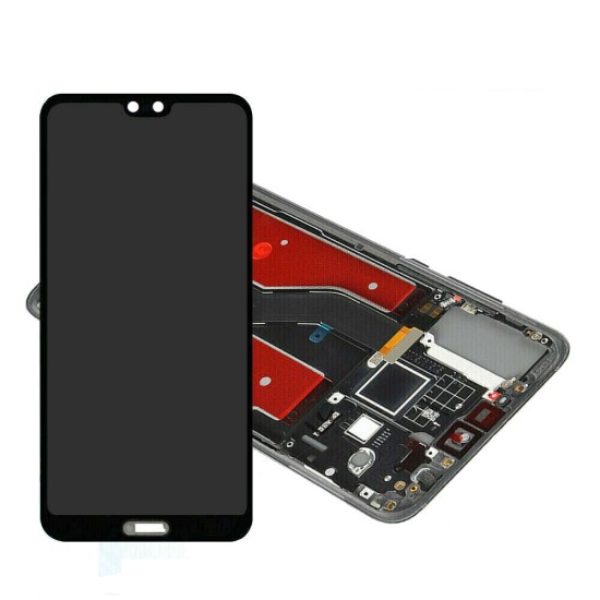 Replacement OLED With Frame Touch Screen For Huawei P20 Pro Black