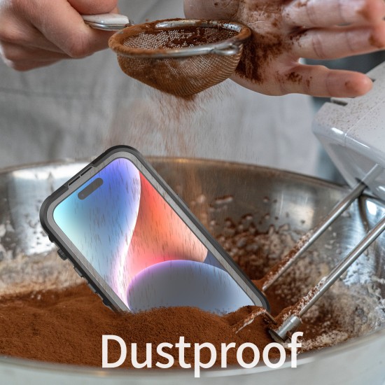 Redpepper Professional Waterproof Dot Series Case For iPhone 15 Black