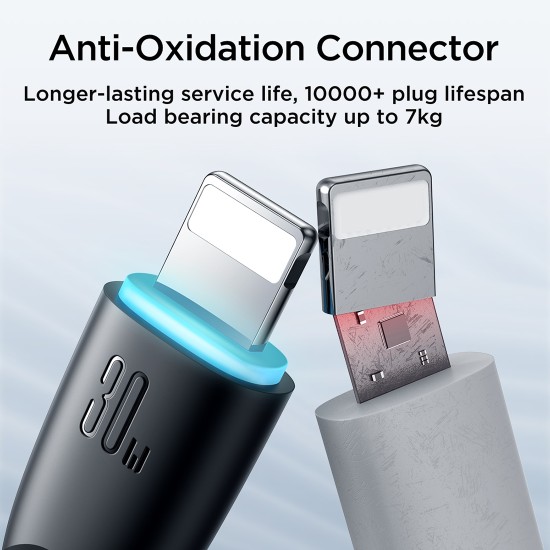 Joyroom SA32-CL3 Starry Series 30W Fast Charging Data Cable (Type-C to Lightning) 1m Black