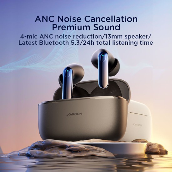 Joyroom Jbuds Series JR-BC1 True Wireless ANC Earbuds-White