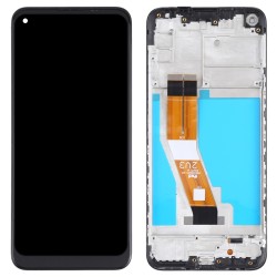 Replacement Prime Original LCD With Frame For Samsung M11 M115F Black
