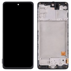 Replacement Full OLED With Frame for Samsung M31S M317F Black