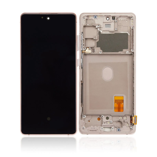 Replacement Full OLED With Frame for Samsung S20FE Orange