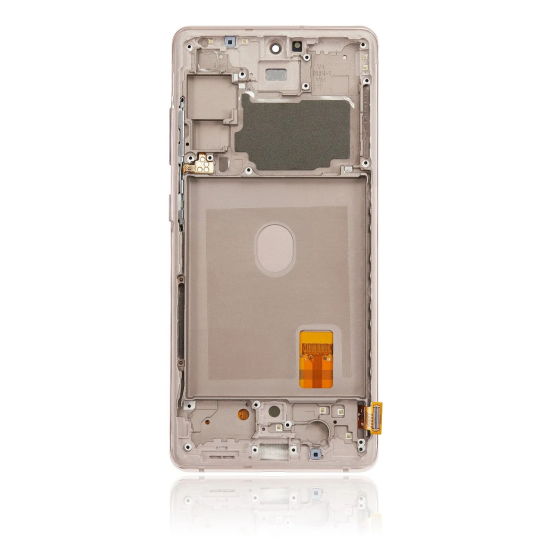 Replacement Full OLED With Frame for Samsung S20FE Orange