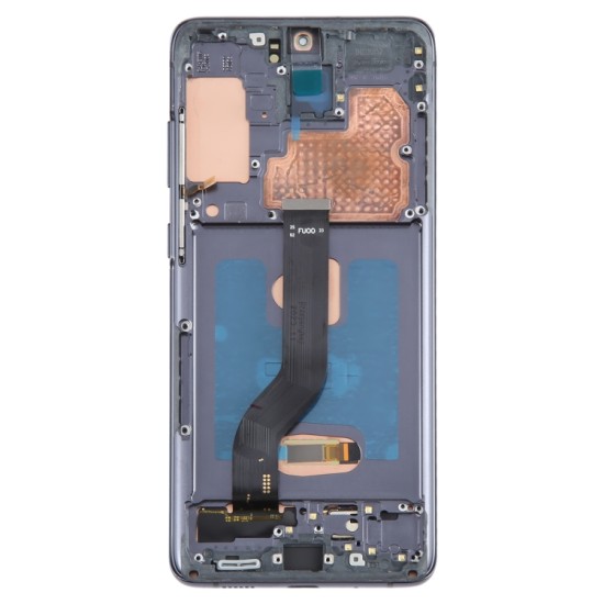 Replacement Full OLED With Frame for Samsung S20 Plus Black